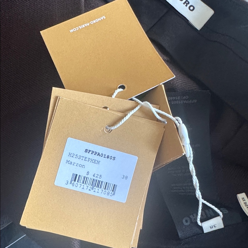 Sandro FLARED TROUSERS NWT - Picture 5 of 7